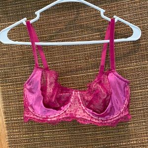 Pink bra